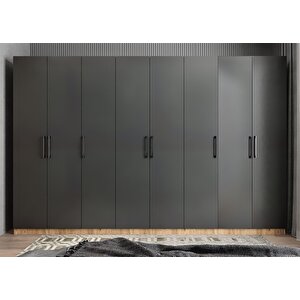 Eko Sekiz  Kapaklı Gardırop Çam&antrasit G.s.l.e_8_ 360cm 360 cm