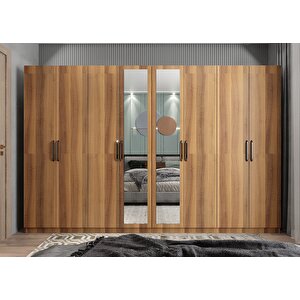 Bar Sekiz  Kapaklı Gardırop Ceviz G.s.b_4_280cm 280 cm