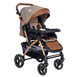 Active Plus Gold Kahve Çift Yönlü Bebek Arabası Kahverengi
