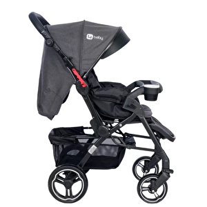 Active Plus Siyah Antrasit Çift Yönlü Bebek Arabası Siyah