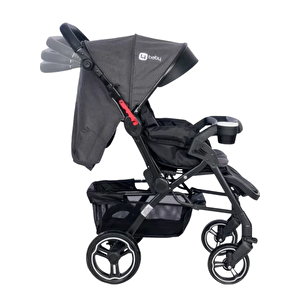 Active Plus Siyah Antrasit Çift Yönlü Bebek Arabası Siyah