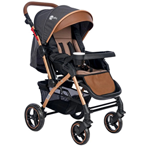 Active Plus Gold Antrasit Çift Yönlü Bebek Arabası Antrasit