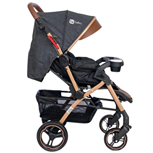 Active Plus Gold Antrasit Çift Yönlü Bebek Arabası Antrasit