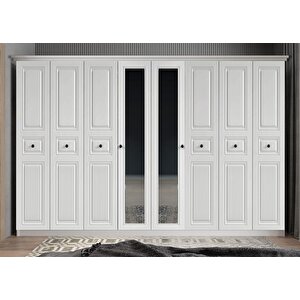 Membran Bar Sekiz  Kapaklı Gardırop Beyaz G.s.m.b_1_320cm 320 cm
