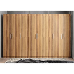 Eko Sekiz  Kapaklı Gardırop Ceviz G.s.l.e_5_360cm 360 cm