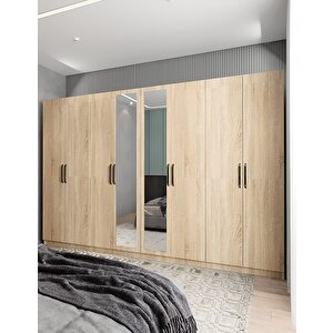 Bar Sekiz  Kapaklı Gardırop Meşe G.s.b_5_280cm 280 cm