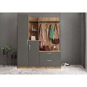 Bar Eko Dört Kapaklı Portmanto Çam&beyaz P.d.b.e_1_160cm 160 cm