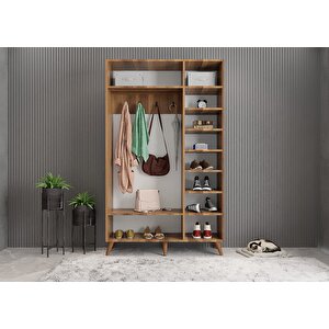 Harika Membran 3 Kapaklı Portmanto Ceviz&beyaz P.u.m.h_4_120cm 120 cm