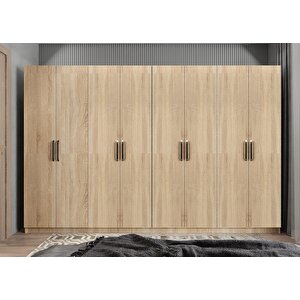 Trend Eko Sekiz  Kapaklı Gardırop Meşe G.s.t.e_4_320cm 320 cm