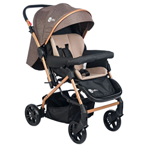 Energy Gold Kahve Çift Yönlü Bebek Arabası Kahverengi