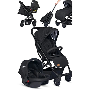 Drone Siyah Sky Kabin Travel Sistem Bebek Arabası