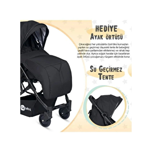 Drone Siyah Sky Kabin Travel Sistem Bebek Arabası