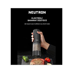 Ntl-pg-03 Pilli Tuz Ve Baharat Öğütücü Değirmen Tekli