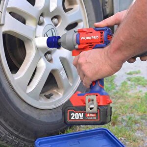 Workpro Wp202591 17/19/21mm 3 Parça 1/2‘’ Cr-mo Profesyonel Darbeli Derin Lokma Seti