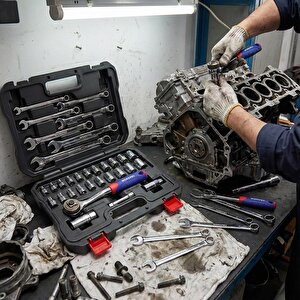 Workpro Wp202528 3/8’’ Metrik/i̇nç 32 Parça Cr-v Profesyonel Lokma Ve Kombine Anahtar Takımı