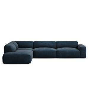 Cassy Köşe Koltuk Sol Kadife Navy