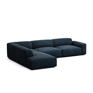 Cassy Köşe Koltuk Sol Kadife Navy