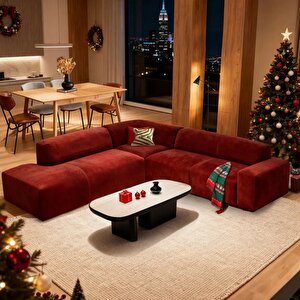 Cassy Köşe Koltuk Sol Kadife Haki