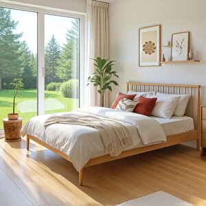 Marcin Meşe Karyola 160x200