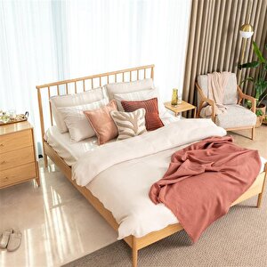 Marcin Meşe Karyola 160x200