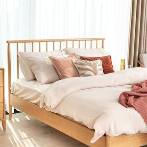 Marcin Meşe Karyola 160x200