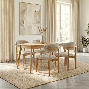 Norge Yemek Masası 68x138 Ahşap