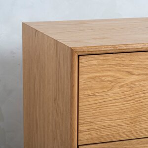 Fil Meşe Şifonyer 3 Çekmeceli Ahşap