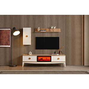 Lavis Şömineli Tv Ünitesi