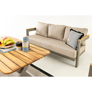 Terra Bahçe Balkon Oturma Grubu 3+1+1+masa