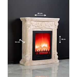 Dlc Sirena Poliston 1800w Elektrikli Şömine