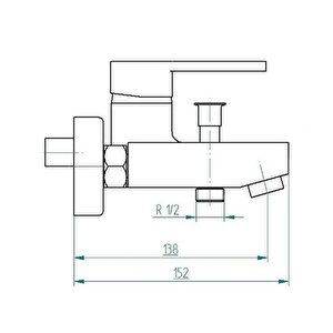 Kroma Serisi Mat Siyah Banyo Bataryası