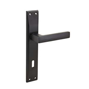 Hira Konak Bilge Mat Siyah Kapı Kolu Alüminyum Oda