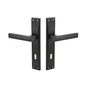 Hira Konak Bilge Mat Siyah Kapı Kolu Alüminyum Oda