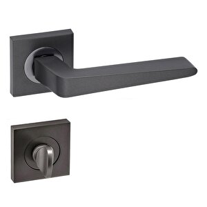 Arpat Porto Kare Rozetli Wc Kapı Kolu Antrasit