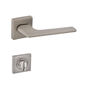 Meysan İrem Lüx Kare Rozetli Kapı Kolu Saten Wc