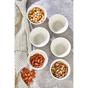 6'lı Berlin 10 Cm Porselen Çerez Ve Sunum Kasesi Ckr3788