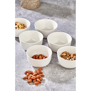 Cooker 6'lı Berlin 10 Cm Porselen Çerez Ve Sunum Kasesi Ckr3788