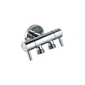 Multi Taharet Musluğu Çift Çıkışlı Ara Musluk Blister Ambalaj