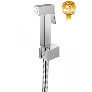 Paslanmaz Pirinç Spiralli Kare Taharetmatik Taharet El Duşu