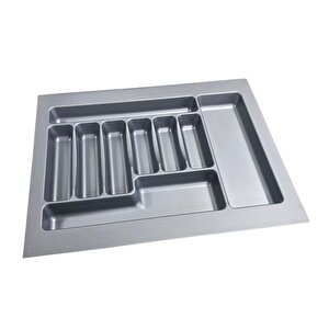 2 Adet Çekmece İçi Kaşıklık 62 X 49 Cm Gri Mutfak Çekmece Düzenleyici