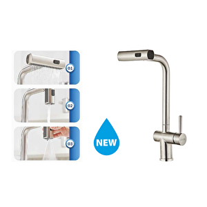 Smart Spiralli Mutfak Evye Eviye Bataryası İnox