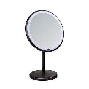 Wenko Masa Üstü Led Kozmetik Makyaj Aynası 5x Zoom Siyah