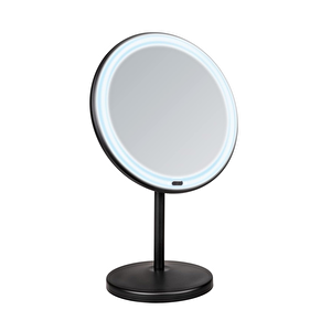 Wenko Masa Üstü Led Kozmetik Makyaj Aynası 5x Zoom Siyah