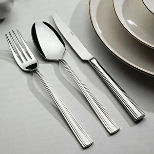 Katre Sade 12 Kişilik 84 Parça Kutulu Çatal Kaşık Bıçak Takımı