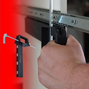 Pratikmen Çekmece Rayı Bağlama Montaj Aparatı Metal