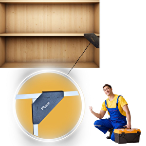 Pratikmen Dolap Montaj Köşe Bağlantı Ve Gönye Aparatı 2 Adet