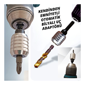 Pratikmen Kendinden Emniyetli Otomatik Bilyalı Uç Adaptörü