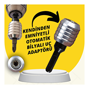 Pratikmen Kendinden Emniyetli Otomatik Bilyalı Uç Adaptörü
