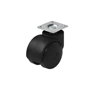 4 Adet Hts Büro Tipi Tablalı Dönerli Mobilya Tekeri Çap: 49 Mm Kod : 411