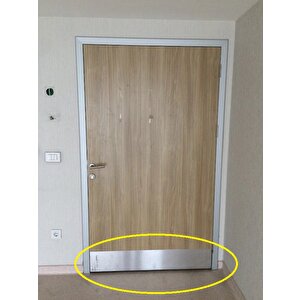 2 Adet - Kapı Altı Koruması Beyaz - Alaminyum